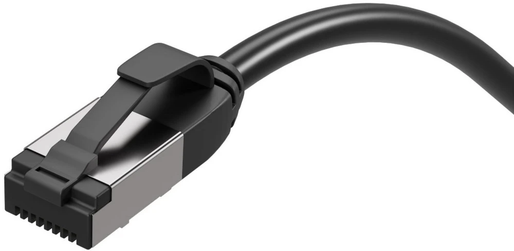 Nezatříděno Flexline Patchcord Cat. 8.1, U/FTP, TPE, juoda, 0.25m (FL31-47005)
