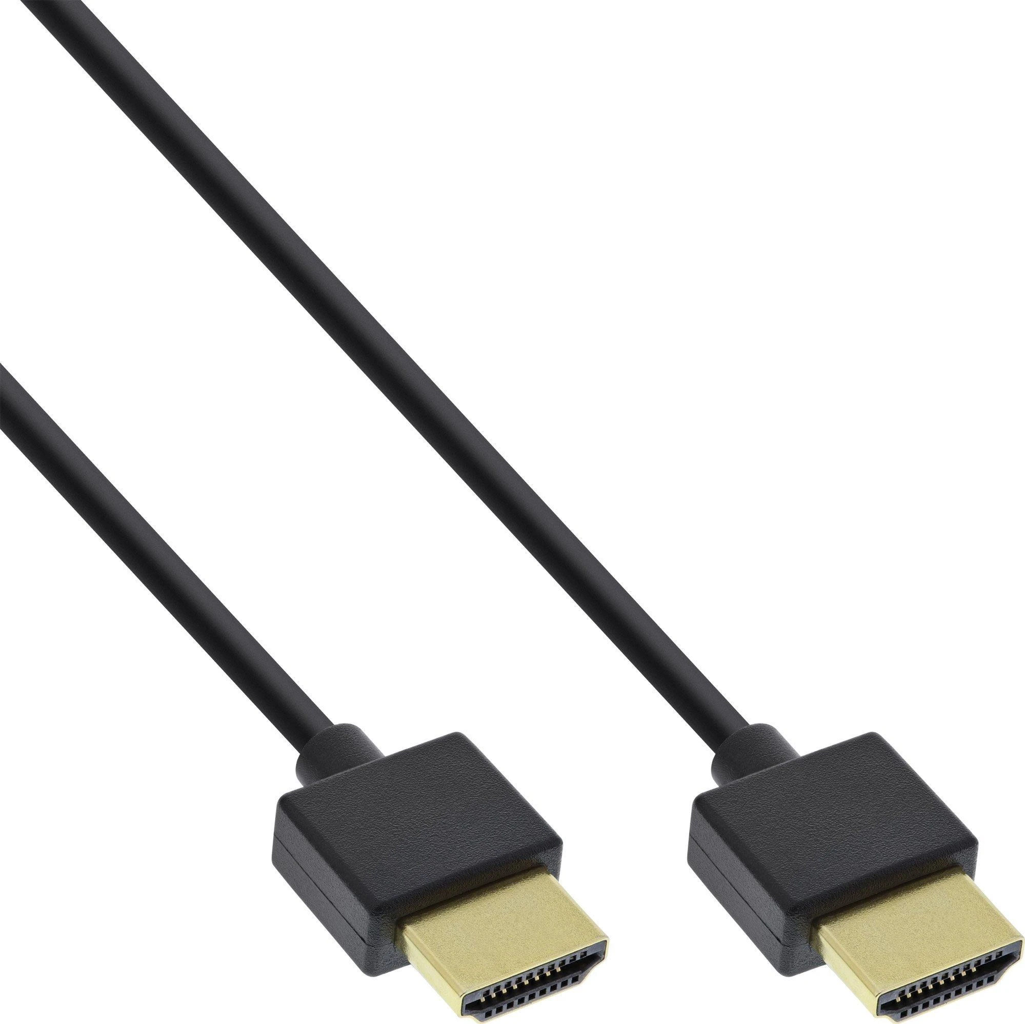 Kabelis InLine HDMI - HDMI 1m juoda (17501S)