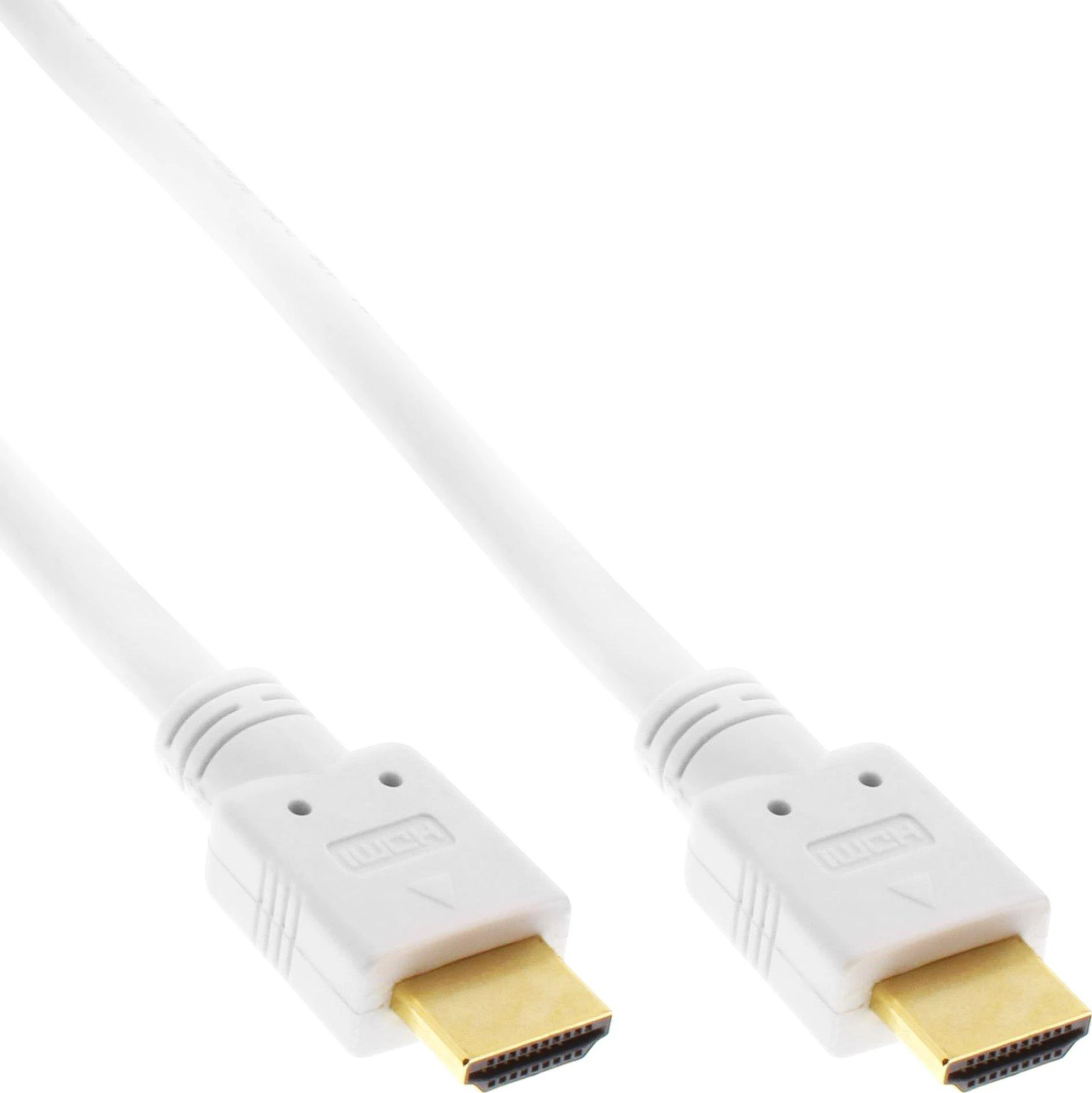InLine 4K (UHD) HDMI laidas, baltas - 2m