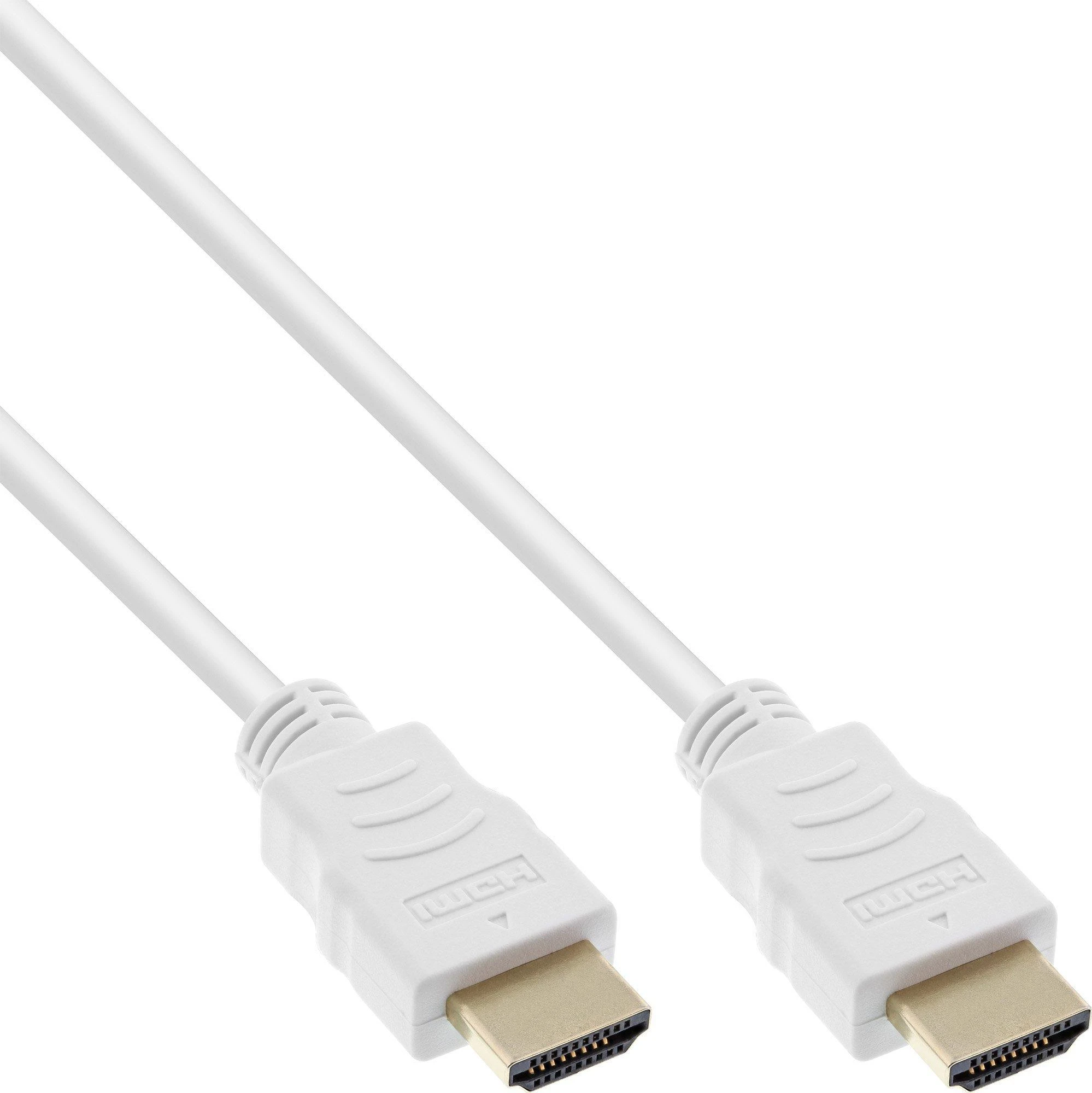 InLine 4K (UHD) HDMI laidas, baltas - 3m