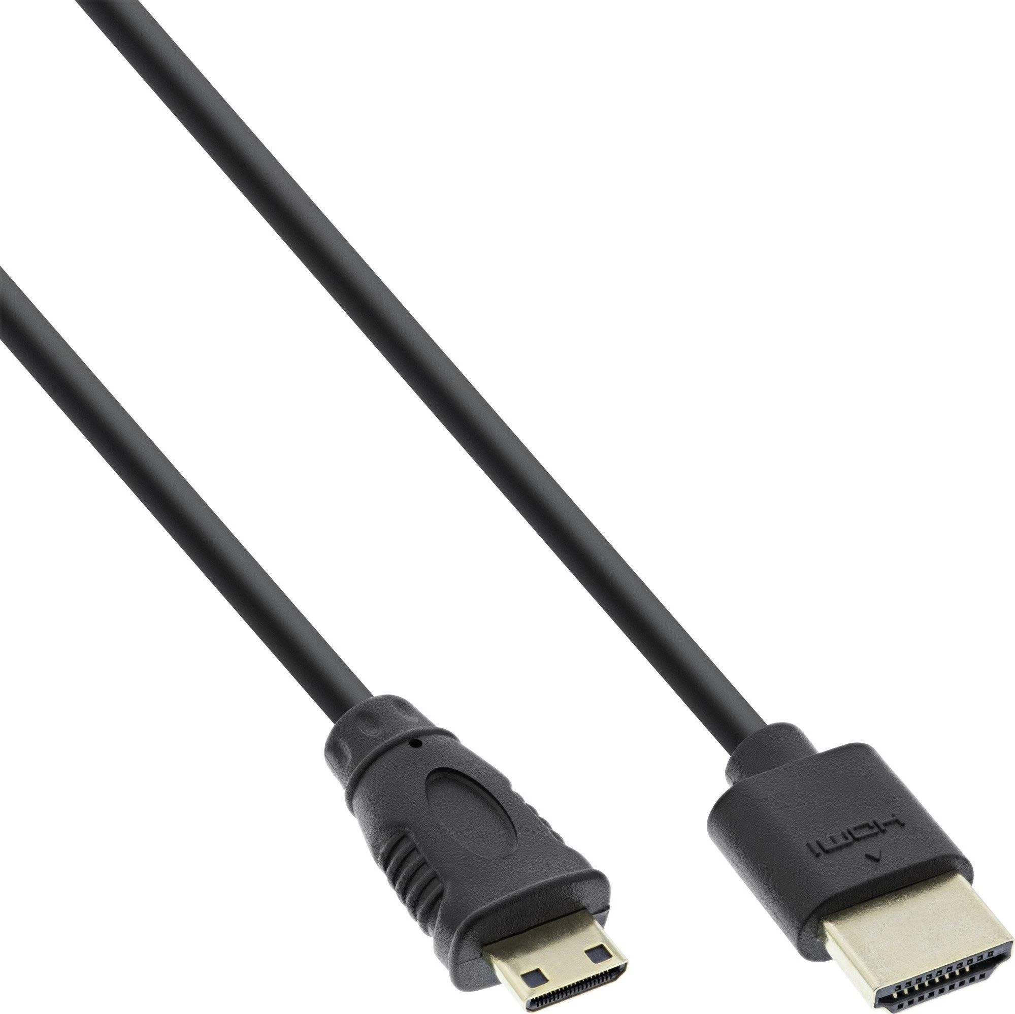 Kabelis InLine HDMI Mini - HDMI 1.5m juoda (17511C)