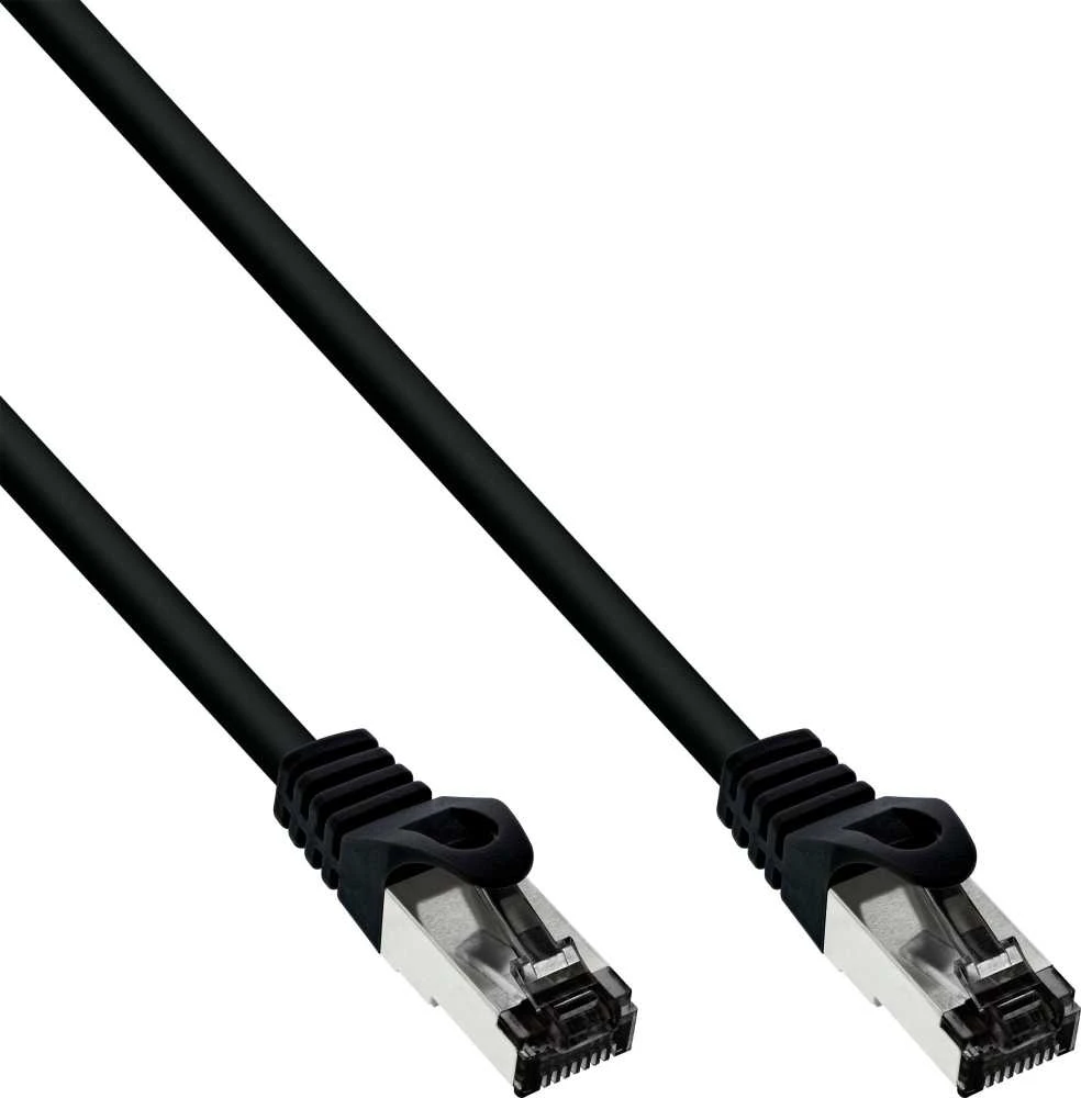 InLine INLINE Patchkabel Cat.8.1 S/FTP PiMf 2000MHz halogenfrei Kupfer juodas 5m