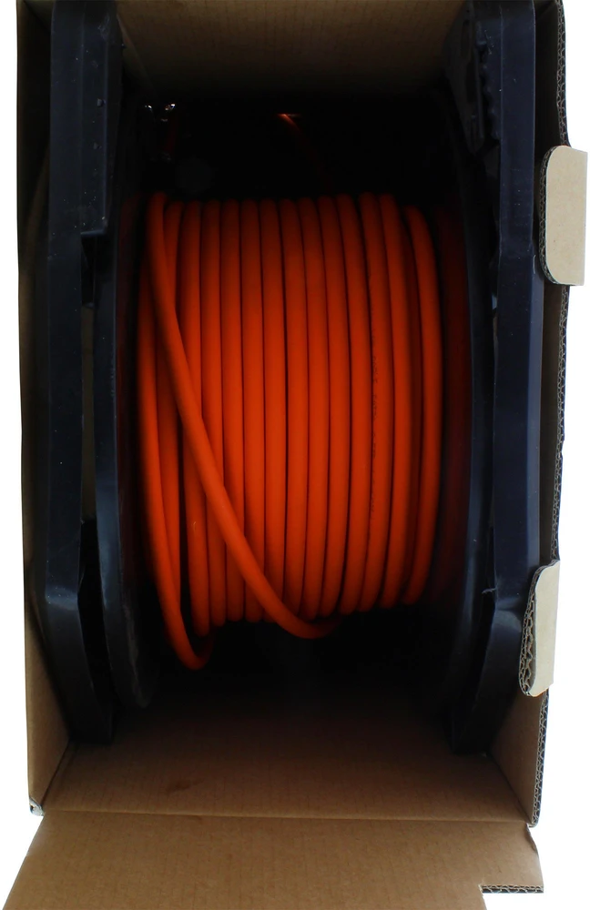 InLine® instaliacinis kabelis S/FTP PiMF Cat.7a AWG23 1200MHz B2ca be halogenų, oranžinis, 100 m