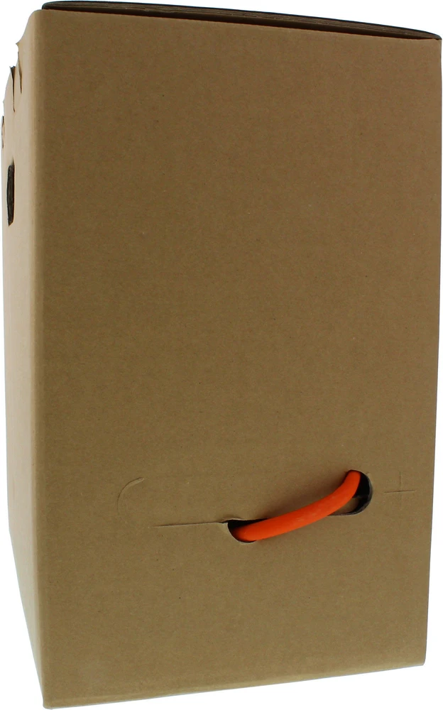 InLine® instaliacinis kabelis S/FTP PiMF Cat.7a AWG23 1200MHz B2ca be halogenų, oranžinis, 100 m