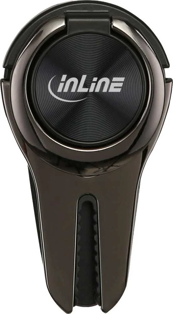 „InLine®“ išmanusis telefonas „3in1“ „Smartclip“ automobilinis laikiklis, stovas, pirštų laikiklis, lipni mobiliojo telefono rankena, išmaniojo telefono laikiklis, „Selfie“ mobiliojo telefono laikiklis,