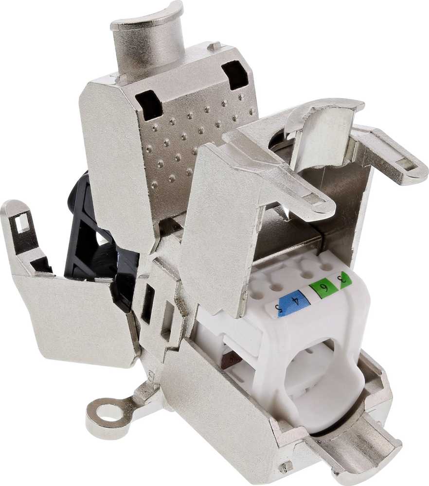 InLine® jungiamoji dėžutė Cat.6A 600 Mhz LSA ekranuota