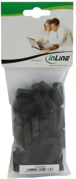 InLine DVI Dust Cover Juodas 50 vnt (59948G)