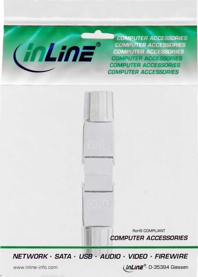 InLine® Kabelio jungtis Cat.6A, ekranuota, jungtis be įrankių