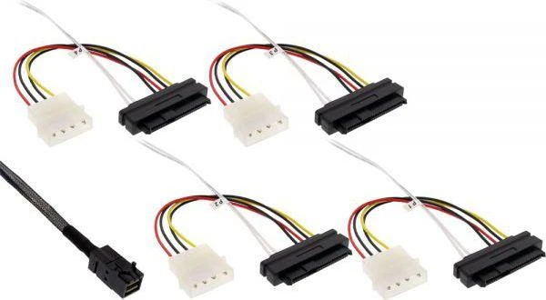 InLine SFF 8482 – SFF-8643, 1 m, daugiaspalvis (27632B)