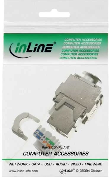 InLine Modulis Keystone Jack Snap-In Cat.6a (76201A)