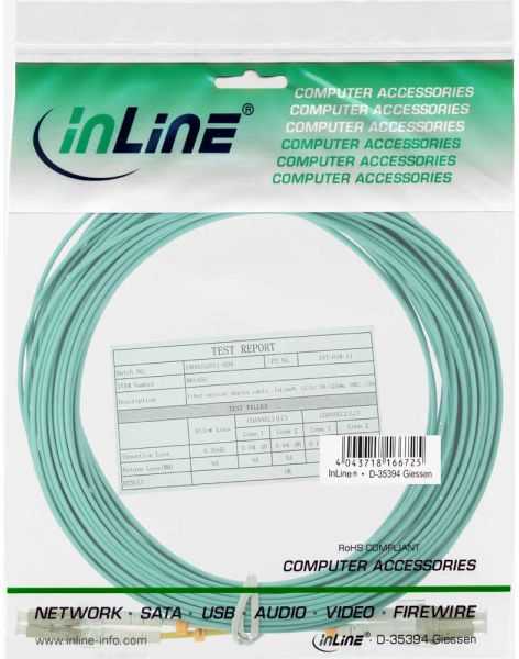Inline Linijinis šviesolaidinis laidas LC/LC, 50/125 µm, OM3 20 m (88523O)