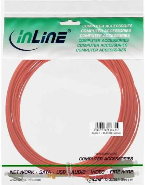 InLine Fiber Optic Patchcord LC/SC, 50/125 µm, OM2 25m (88638)