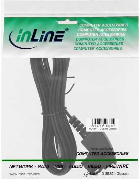 InLine TAE-F kabelis DSL maršrutizatoriui, TAE-F kištukas prie RJ45 8P2C - 20m