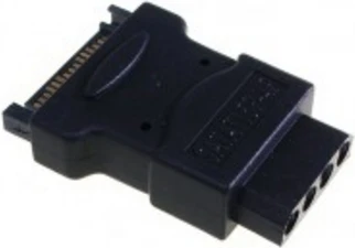 Inline Įmontuotas 4 kontaktų „Molex“ maitinimo adapteris, skirtas SATA maitinimui