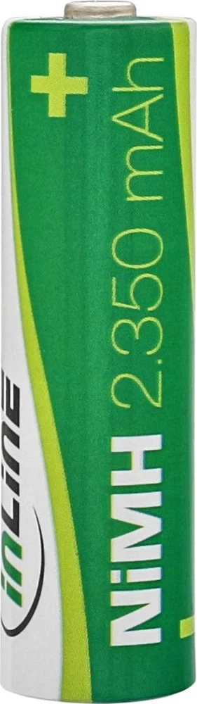 InLine® NiMH įkraunama baterija, Mignon (AA), 2350mAh, 4vnt. pakuotė