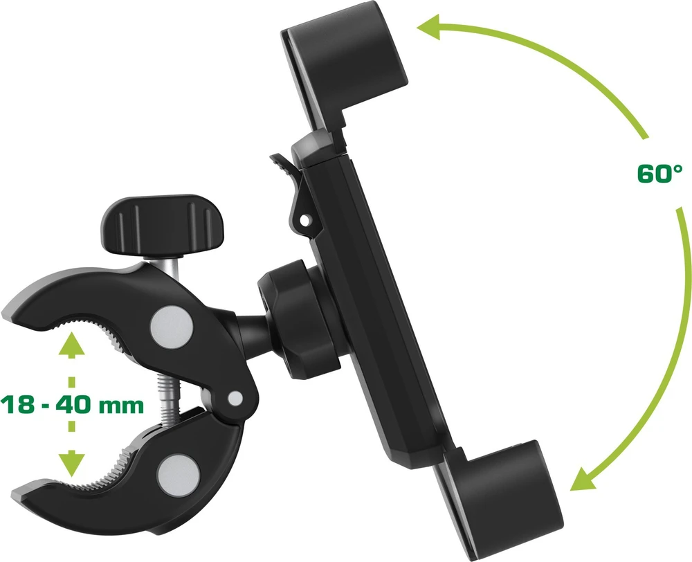 InLine® One Click Easy 3 Drive & Ride rinkinys su universaliu spaustuku ir ventiliacijos grotelių segtuku