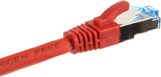 InLine Patch kabelis Cat.6A, S/FTP (PiMf), 500MHz, raudonos spalvos – 1m