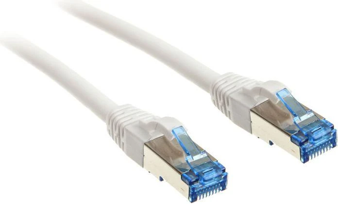 InLine Patch tinklo kabelis Cat.6A, S/FTP (PiMf), 500MHz, balta, 7,5m (76807W)