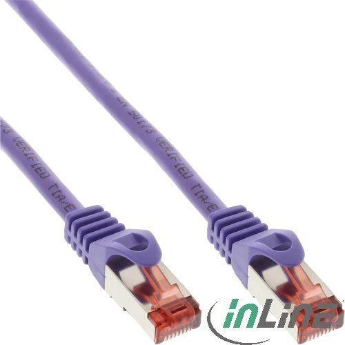 InLine patch cable Cat.6, S/FTP (PiMf), 250MHz, violetinė - 5m
