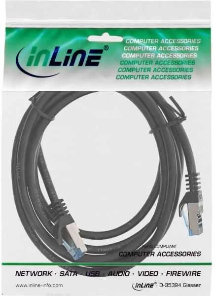 InLine Patricover Cat.6A, S / FTP, pramoninis, 2m (73802S)