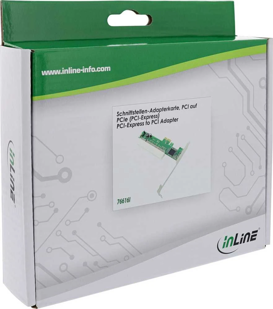 InLine PCIe lizdas prie PCI lizdo adapteris (76616I)