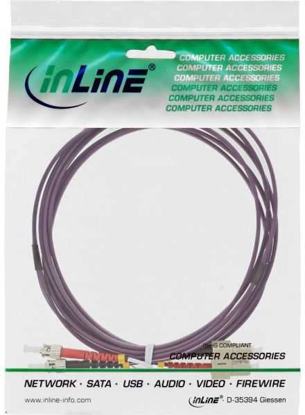 Inline Linijinis šviesolaidinis patchcord SC/ST, 50/125 µm, OM4 7,5 m (82575P)