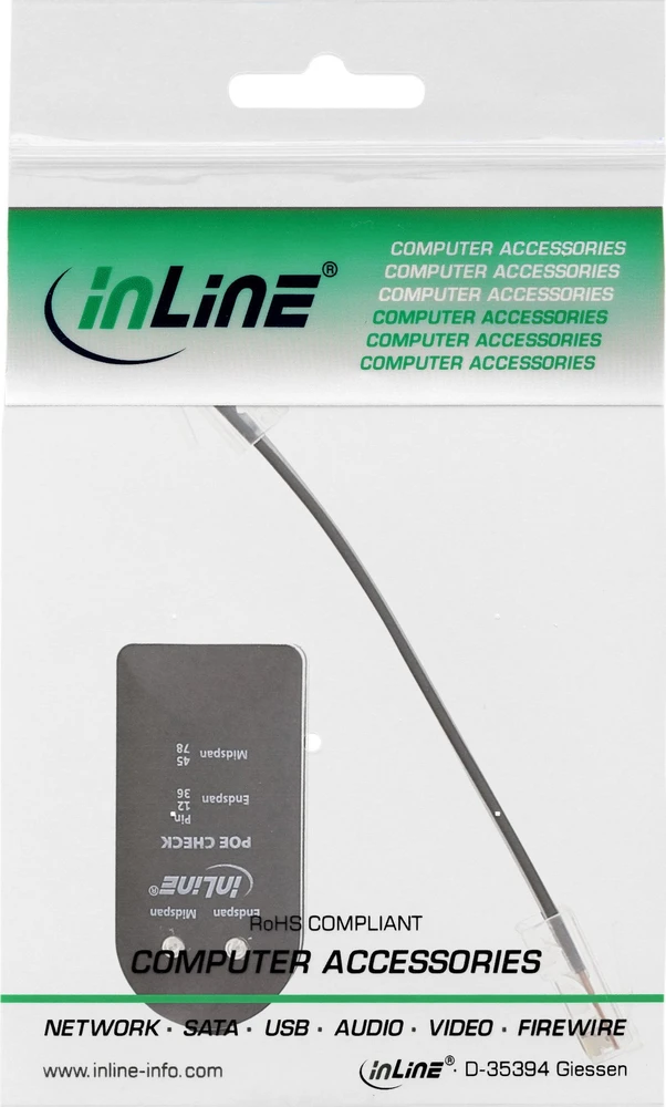 InLine® PoE / PoE+ testeris
