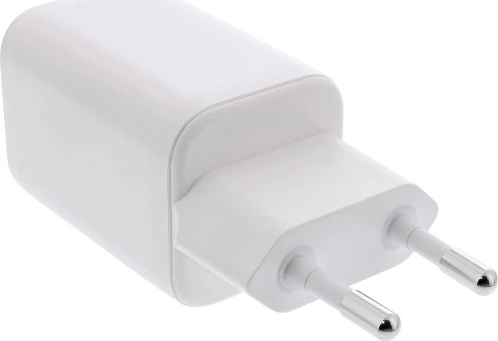 Įkroviklis InLine Power Delivery + Quick Charge 1x USB-A 1x USB-C Balta