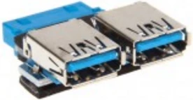 InLine USB 3.0 adapteris su dviem išoriniais lizdais