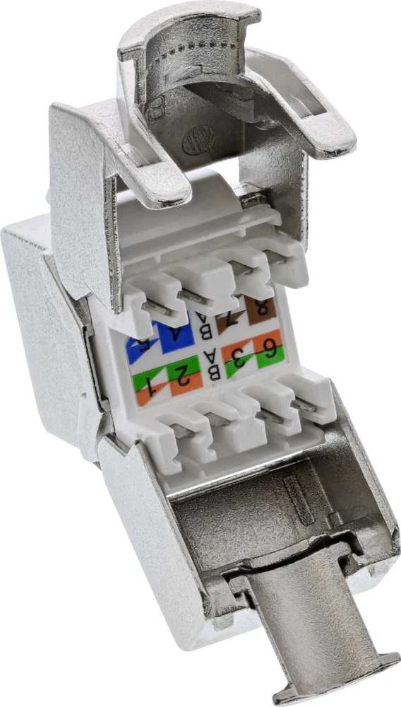 InLine® RJ45 Keystone Jack Snap-In modulis Cat.8.1