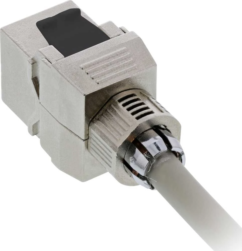 InLine® RJ45 Keystone Jack Snap-In modulis Cat.6a