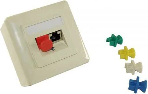 InLine Dulkių gaubtas RJ45 lizdui žalias 100vnt. (59942F)