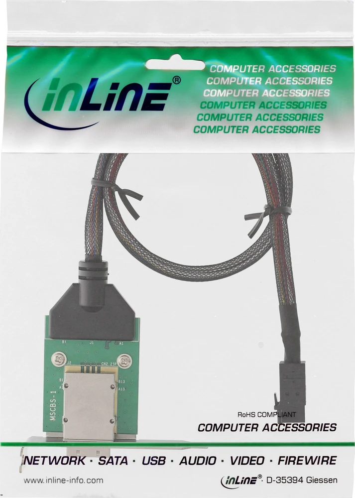 InLine SAS HD adapterio ir kabelio komplektas