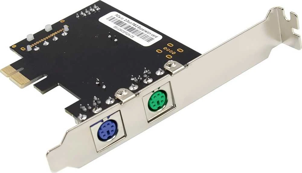 „InLine®“ valdiklio 2x PS/2 PCIe (PCI-Express) sąsajos plokštė