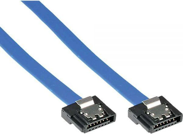 InLine SATA - SATA, 0.15m, Mėlyna (27701K)
