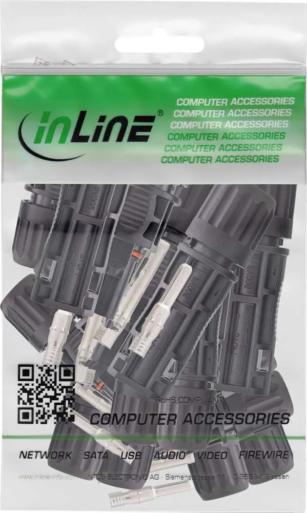 InLine® saulės fotovoltiniai kištukiniai jungikliai, 10x kištukai + 10x lizdai