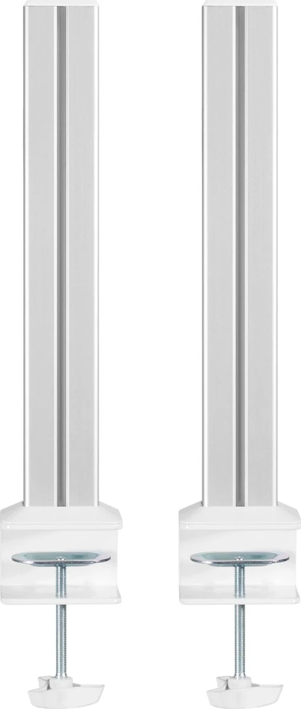 InLine® Slatwall montavimo stulpeliai, aliuminio, montuojami ant stalo Skydas, 2 komplektas