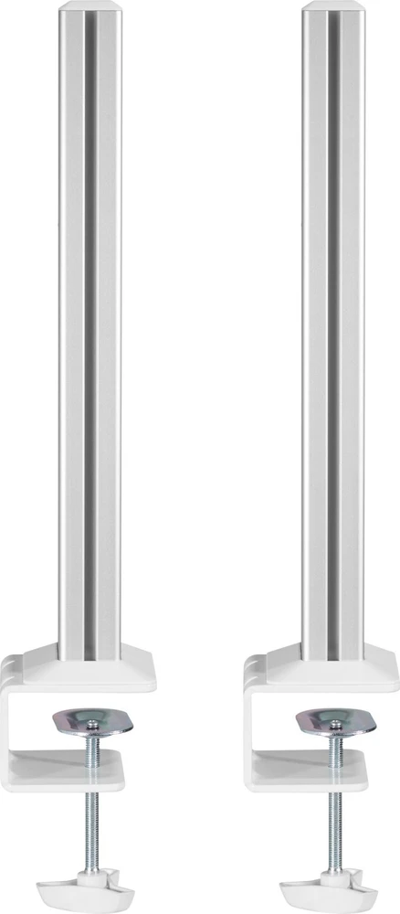 InLine® Slatwall montavimo stulpeliai, aliuminio, montuojami ant stalo Skydas, 2 komplektas