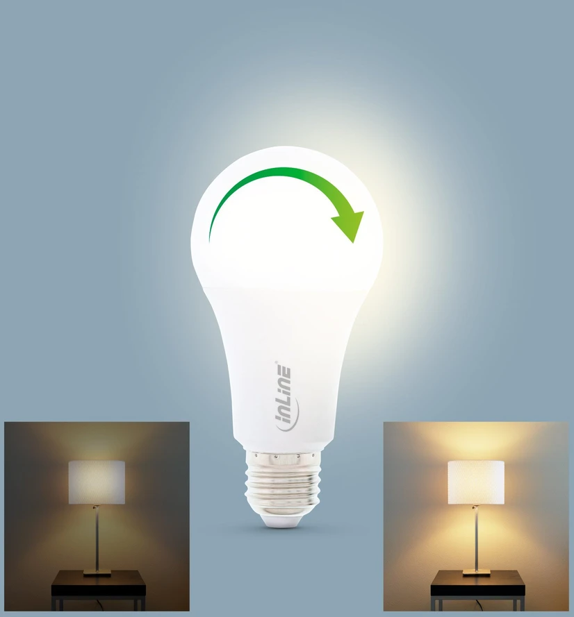 InLine® SmartHome LED lemputė RGB E27