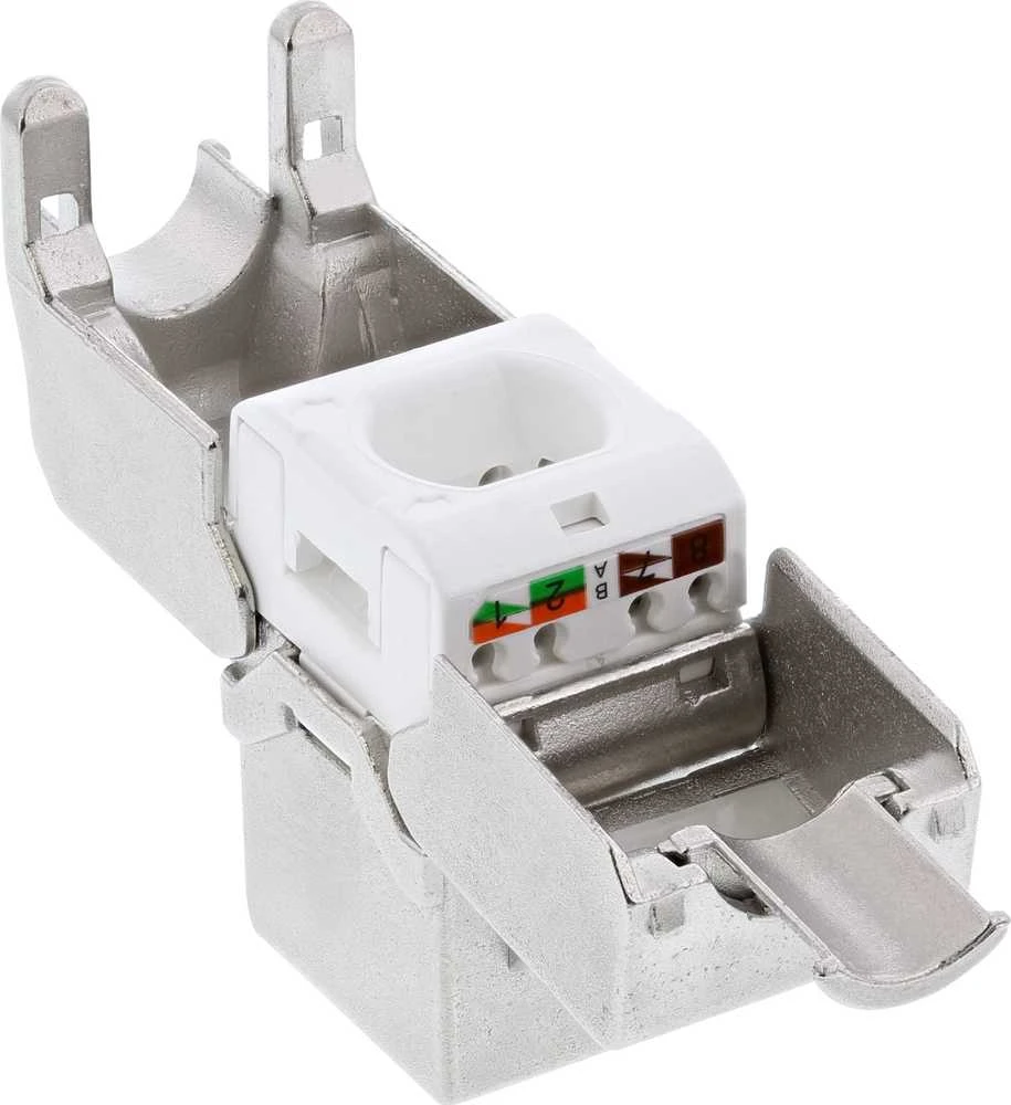InLine Užrakinimo modulis InLine® RJ45 Keystone Jack Cat.6a