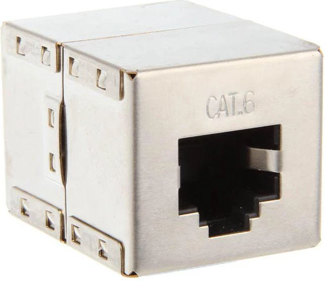 InLine Cat. 6 Patch kabelio jungtis 2x RJ45 lizdas ekranuotas