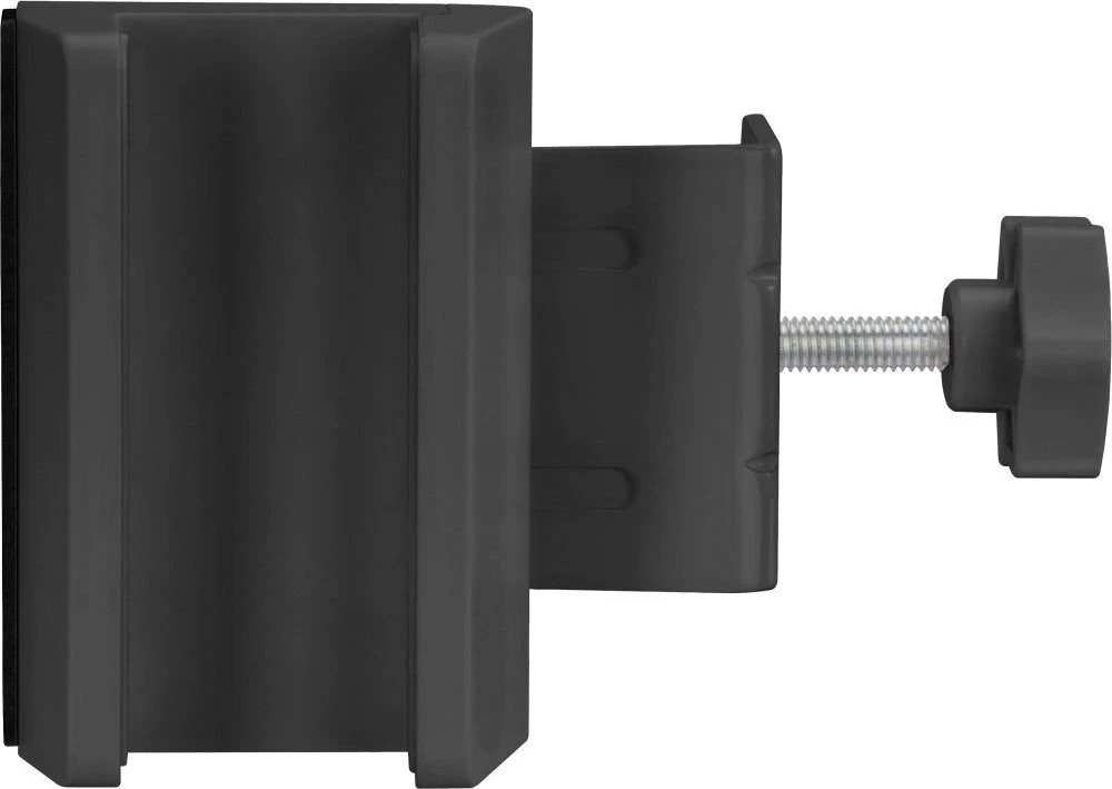 InLine® Stalo kojelės spaustukas lizdo juostelei, varžtinis spaustukas, juodas