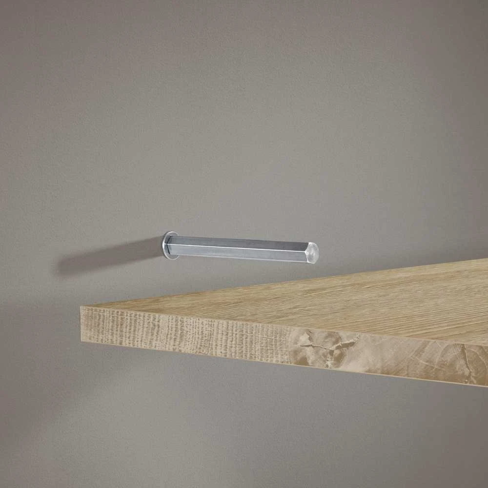 Lentynos laikiklis Dolle StrongFix, 172×12 mm, pilka, 2 vnt.