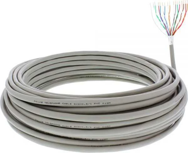 InLine Telephone Kabelis 16 gyslų, 8x2x06mm, ekranuotas, 25m (69978C)
