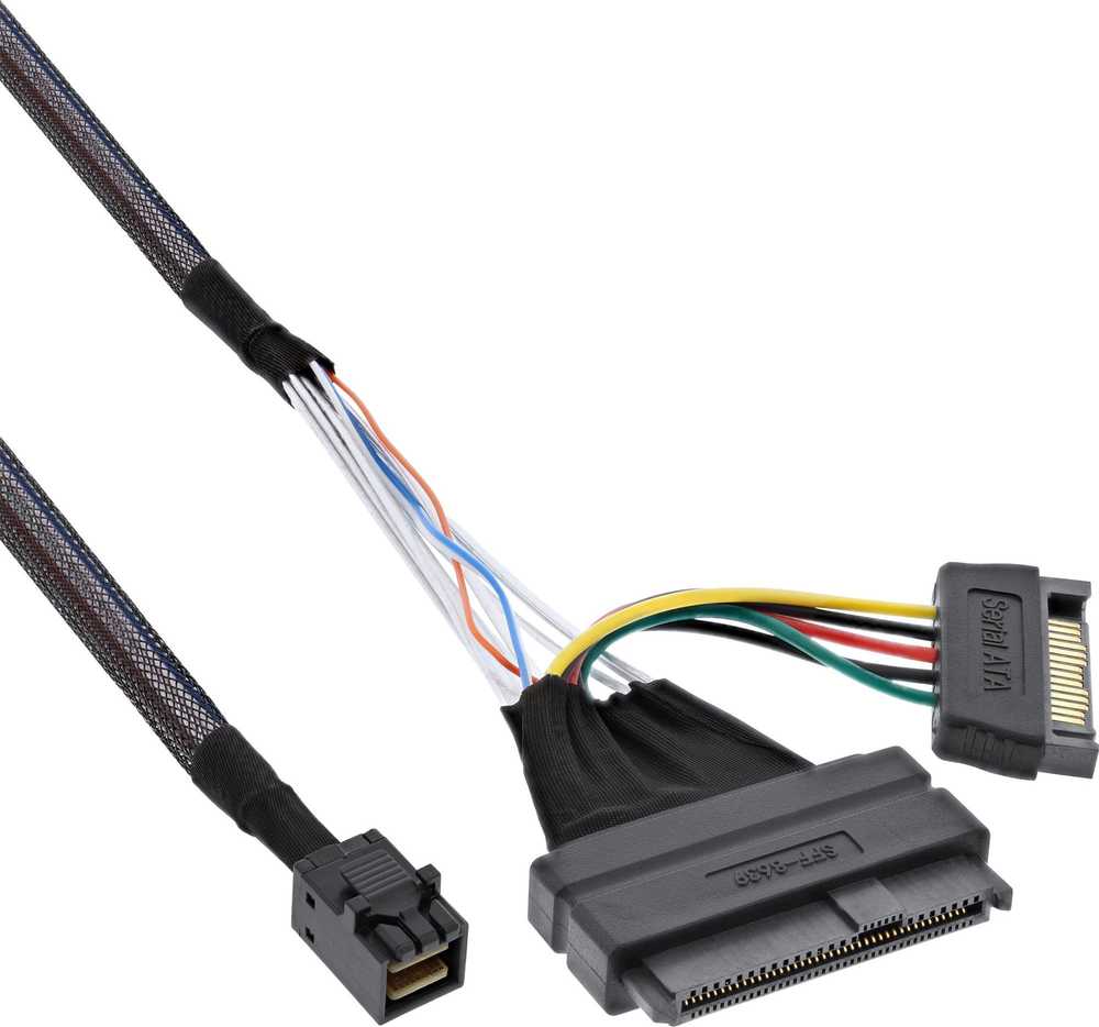 InLine U.2 prijungimo kabelis, SSD U.2 iki SFF-8643, SATA - 0,5 m