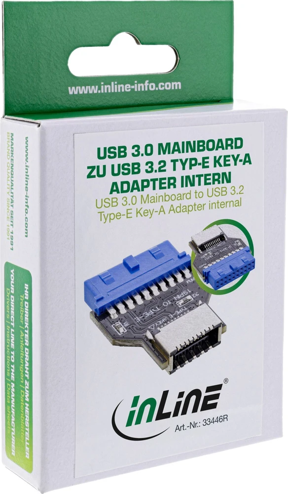 InLine USB 3.0 į 3.2 adapterio pakuotė