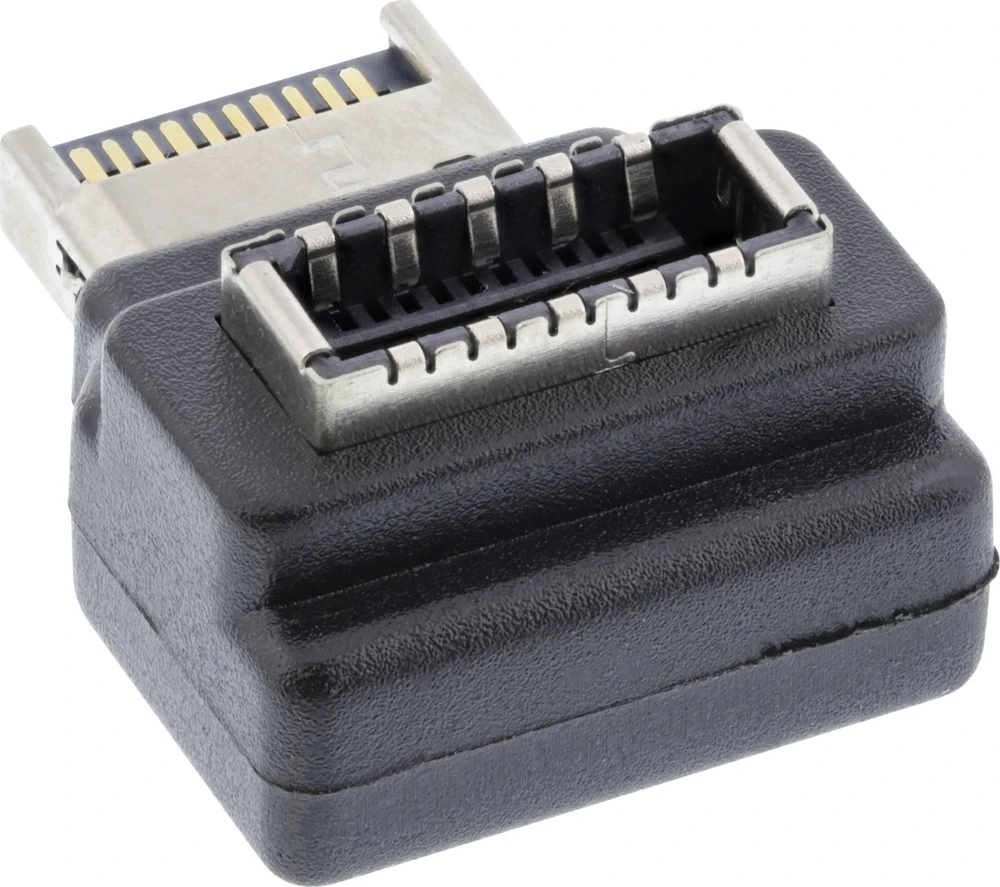USB-E 90 laipsnių kampinis adapteris