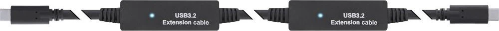 InLine® USB 3.2 Gen.1 aktyvus kabelis, USB-C kištukinis lizdas su USB-C kištuku, 10 m