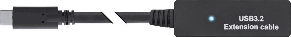 InLine® USB 3.2 Gen.1 aktyvus plėtinys, USB-C kištukinis USB-A lizdas, 5 m