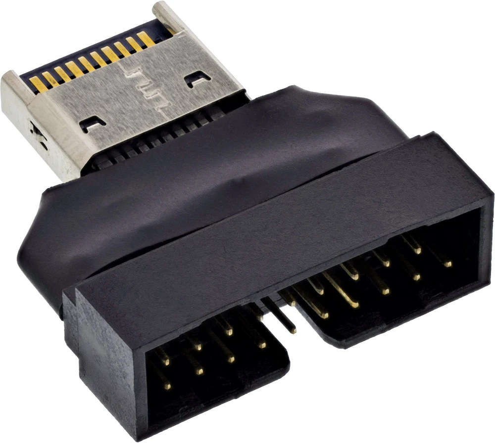 InLine USB 3.2 Typ-E Key-A į USB 3.0 pagrindinės plokštės adapteris intern